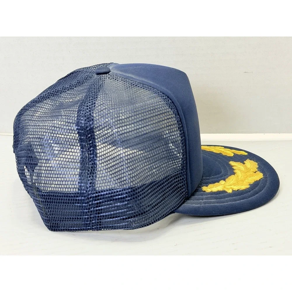 Vintage South Central Bell Phone Jack Trucker Hat Lineman Cap Taiwan R.O.C. Blue